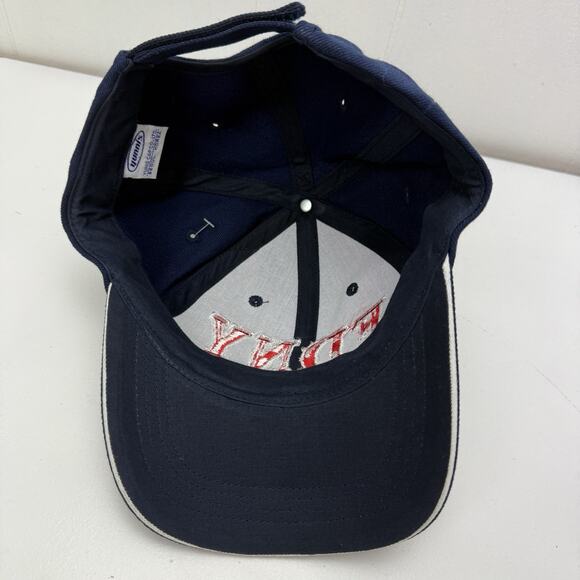 FDNY Hat Cap Blue Red NY Fire Dept Strapback Adjustable Embroidered Wool NWT - Picture 10 of 12